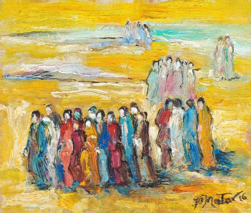 In Search of a Homeland – A la Recherche d’une Patrie von Joseph Matar, Malerei kaufen auf Singulart