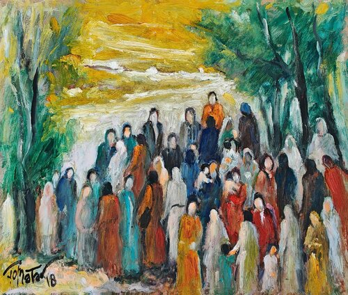Exodus - Exode von Joseph Matar, Malerei kaufen auf Singulart