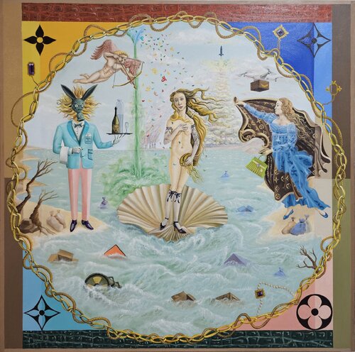 Ocean of Offerings by Mihov, 회화 for Sale on Singulart