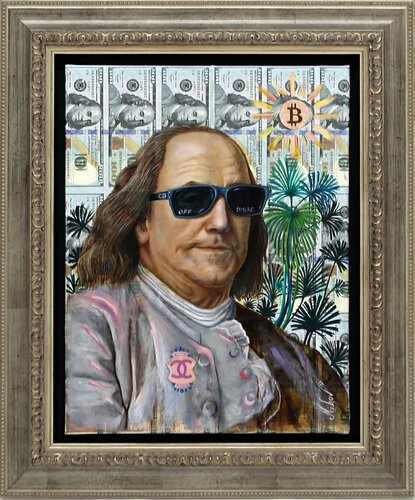 My BFF Ben by Mihov, Painting for Sale on Singulart