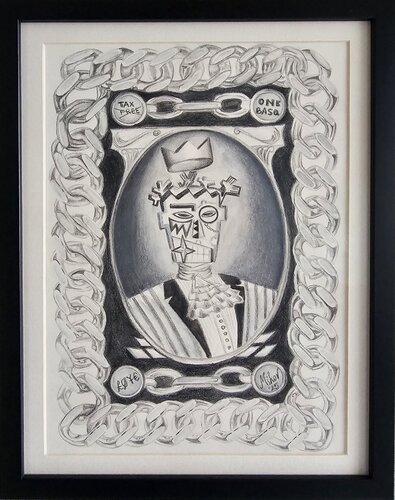 One Basq: The Portrait de Mihov, Dibujo a la venta en Singulart