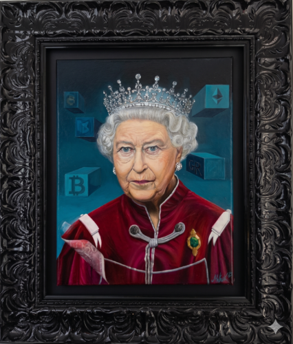 Not Just A Currency de Mihov, Pintura a la venta en Singulart
