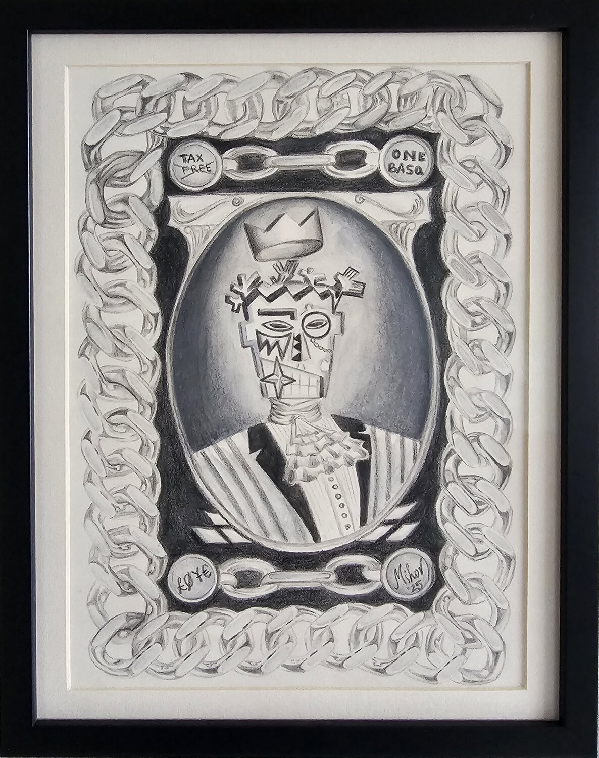 One Basq: The Portrait Mihov Dibujo en venta