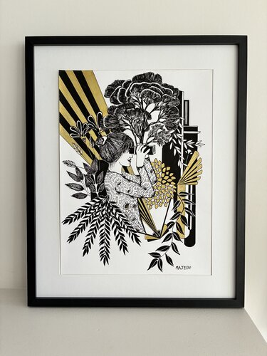 Je te vois par Magali Carlier / Majéon, Peinture en vente sur Singulart