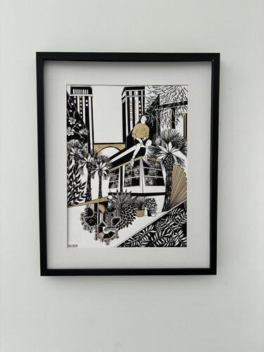 Stockholm by Magali Carlier / Majéon, 絵画 for Sale on Singulart