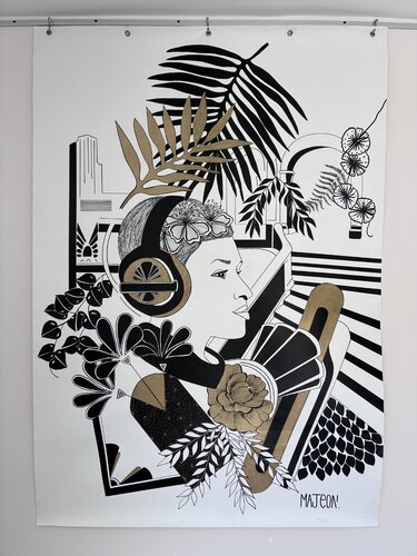Transfert by Magali Carlier / Majéon, Painting for Sale on Singulart