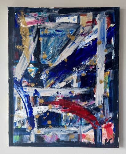 Blue Night Sweep No. 1 by Anthony Cerrato, Painting for Sale on Singulart