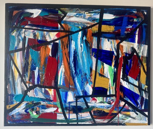 Pressed Grid II by Anthony Cerrato, Painting for Sale on Singulart