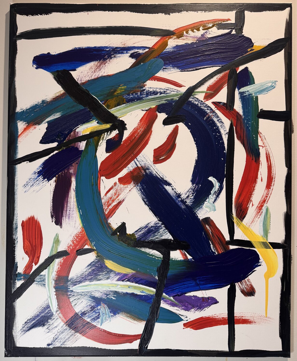 Navy Arc No. 4 Anthony Cerrato Original painting for sale