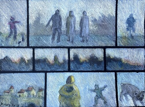 Pèle mêle n°4 by Danielle Mary Teyssedre, 회화 for Sale on Singulart