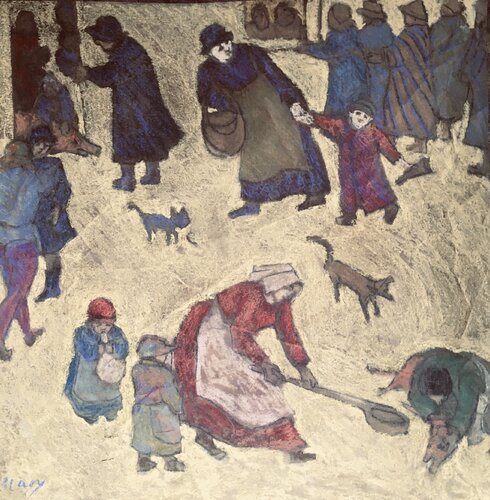 Bonjour M.Bruegel n°x by Danielle Mary Teyssedre, Painting for Sale on Singulart