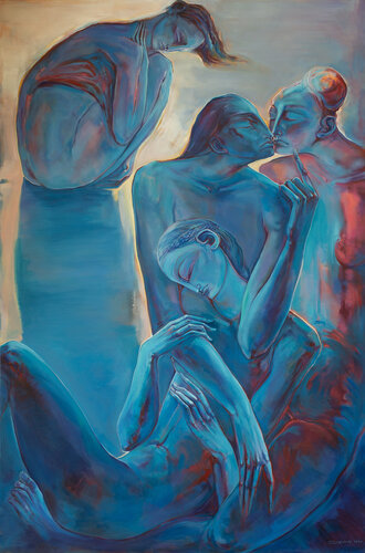 Unspoken Convergence of Souls de Tigranuhi Martirosyan, Pintura a la venta en Singulart