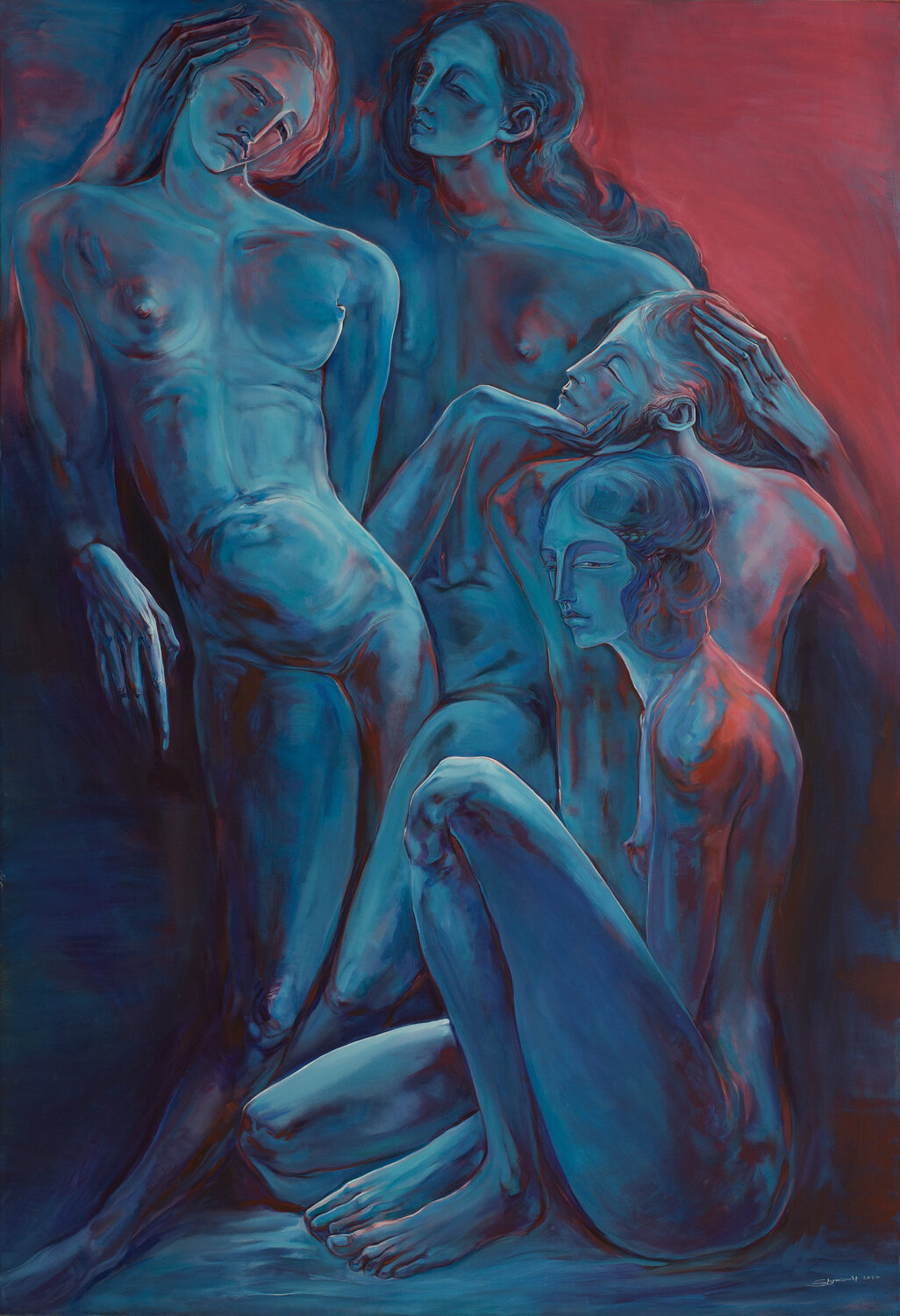 Between Dream and Touch Tigranuhi Martirosyan Original painting for sale