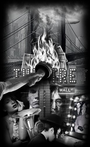 New York Black and White - Liberty’s World by Mike Baran, Digital for Sale on Singulart