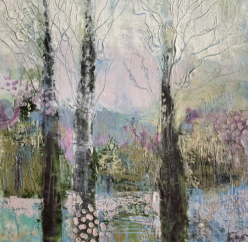 Woodland Light by Fiona Jenkins, Painting for Sale on Singulart