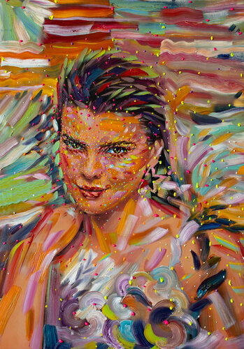 Portrait 584 von Eva Akopian, Malerei kaufen auf Singulart