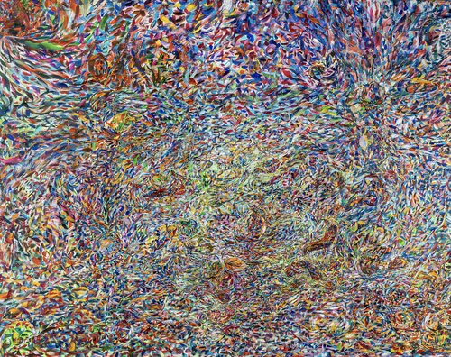 Whirling leaves van Eva Akopian, Schilderij te koop op Singulart