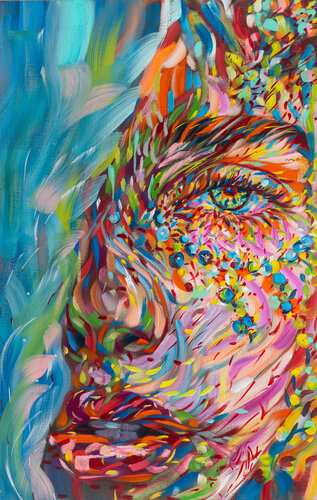 Portrait 374 van Eva Akopian, Schilderij te koop op Singulart