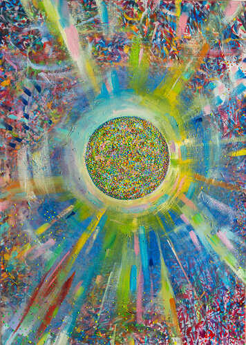 Sun 123 van Eva Akopian, Schilderij te koop op Singulart