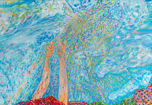 Dedicated to the Sun di Eva Akopian, Pittura in vendita su Singulart
