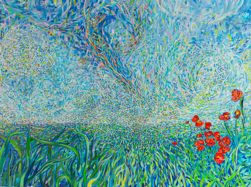 Breathing horizon di Eva Akopian, Pittura in vendita su Singulart