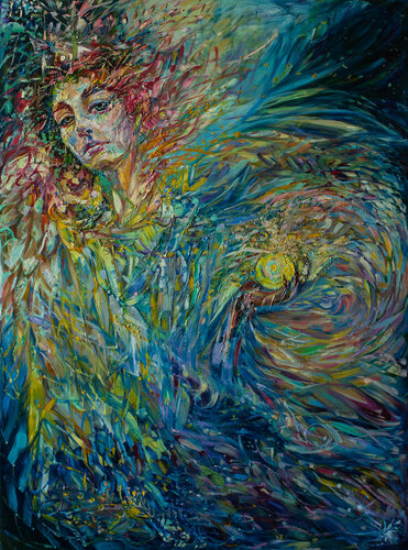 Angel 001 di Eva Akopian, Pittura in vendita su Singulart