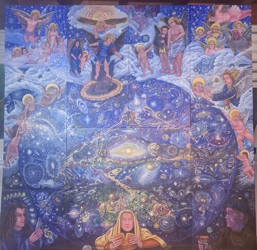 L'eucaristia universale by Antonino Nicolini, Painting for Sale on Singulart