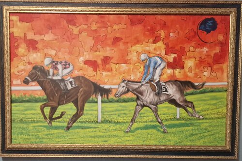 La corsa vincente by Antonino Nicolini, 絵画 for Sale on Singulart