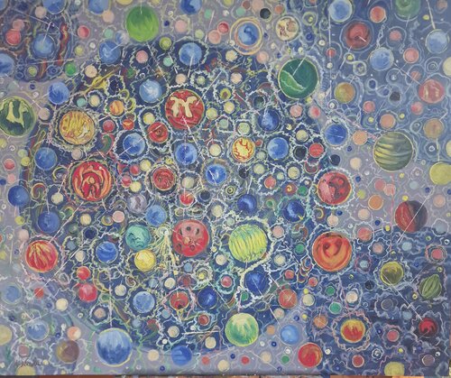 Energy and entanglement is life 2026 by Antonino Nicolini, Painting for Sale on Singulart