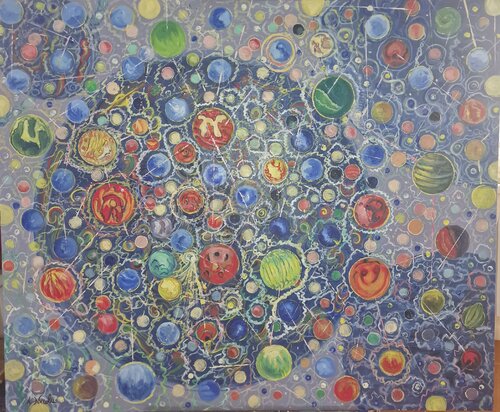 Energy and entanglement is life 2026 by Antonino Nicolini, Painting for Sale on Singulart