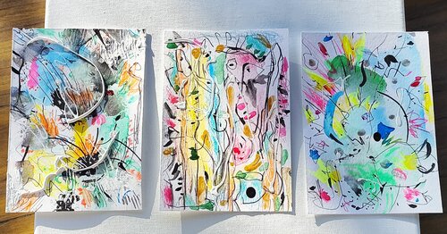 Sbirciando nel bosco a primavera (3) by Hannah Scaramella, Work on Paper for Sale on Singulart