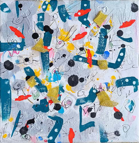 Vita nascosta nell'erba van Hannah Scaramella, Schilderij te koop op Singulart