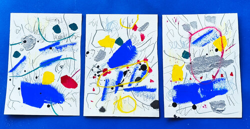 Movimento di pollini nel vento van Hannah Scaramella, Schilderij te koop op Singulart