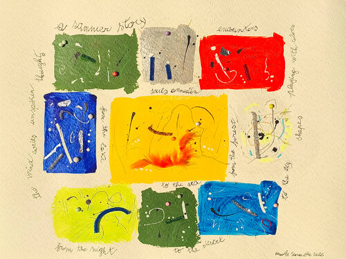 A summer story by Hannah Scaramella, 紙の作品 for Sale on Singulart