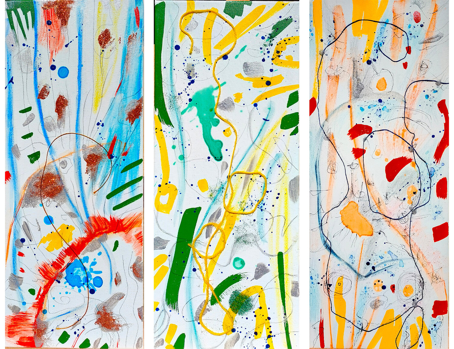 Earth, Fire, Air Hannah Scaramella Original painting for sale