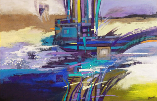 Poems from beyond horizon 1 di Igor Cvacho, Pittura in vendita su Singulart