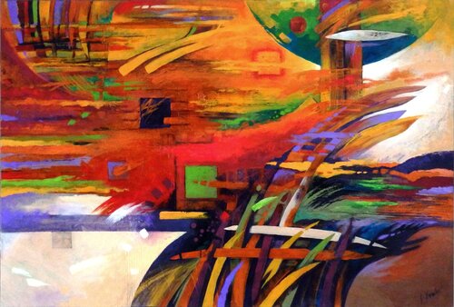 The Secrets Of My Garden 2 di Igor Cvacho, Pittura in vendita su Singulart