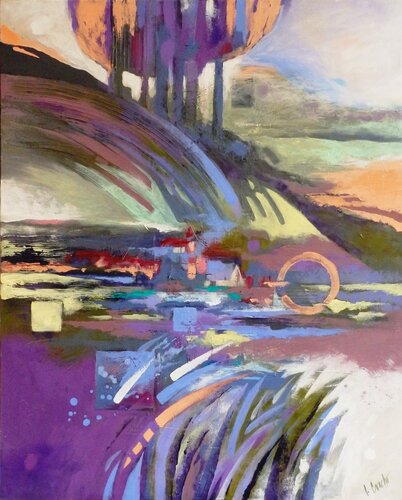 The Country Full Of Poetry 1 di Igor Cvacho, Pittura in vendita su Singulart