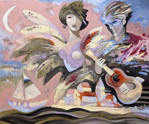 Duo Malaga de Igor Cvacho, Pintura a la venta en Singulart