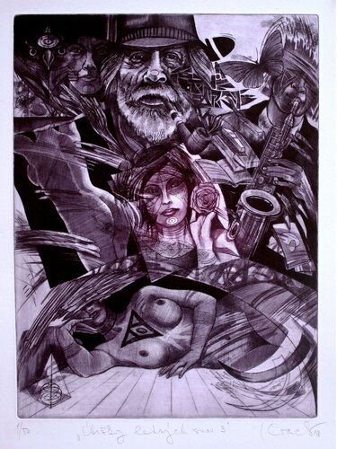 Útržky letných snov 1 by Igor Cvacho, Work on Paper for Sale on Singulart