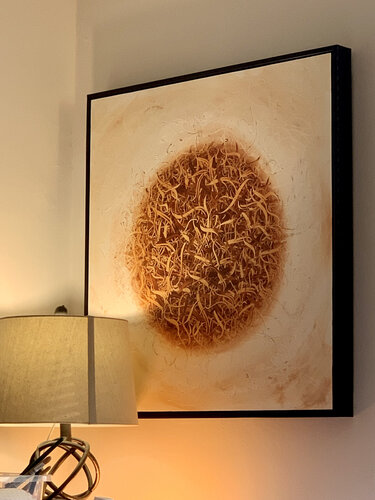 The Gravity of Lines - Convergence VI by Muhammad Jamil, 회화 for Sale on Singulart