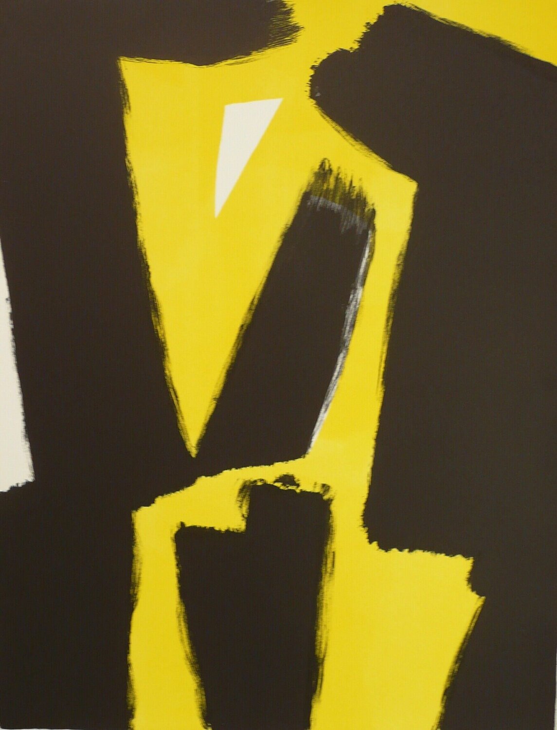Nu jaune ; Diptyque Bernard Gabriel Lafabrie