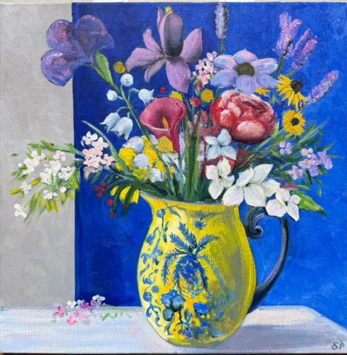 Positive Bouquet by Lana Popova, Painting for Sale on Singulart