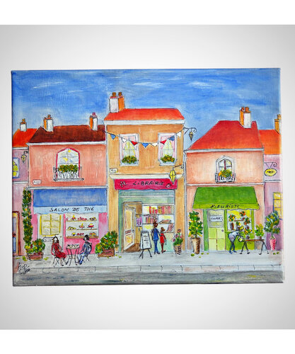 Una calle de Paris de Anne Pierre, Pintura a la venta en Singulart