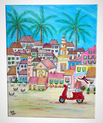 Mentón naif by Anne Pierre, 회화 for Sale on Singulart