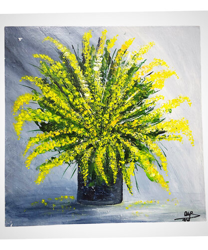 Les mimosas di Anne Pierre, Pittura in vendita su Singulart