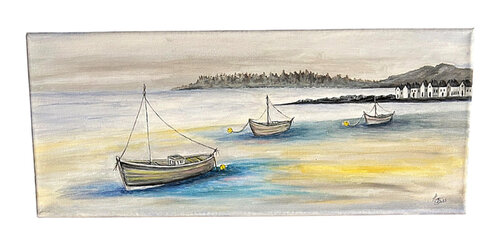 Marée basse by Anne Pierre, 絵画 for Sale on Singulart