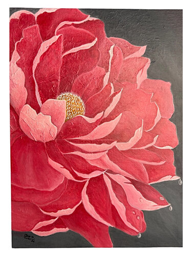 Une fleur by Anne Pierre, 絵画 for Sale on Singulart