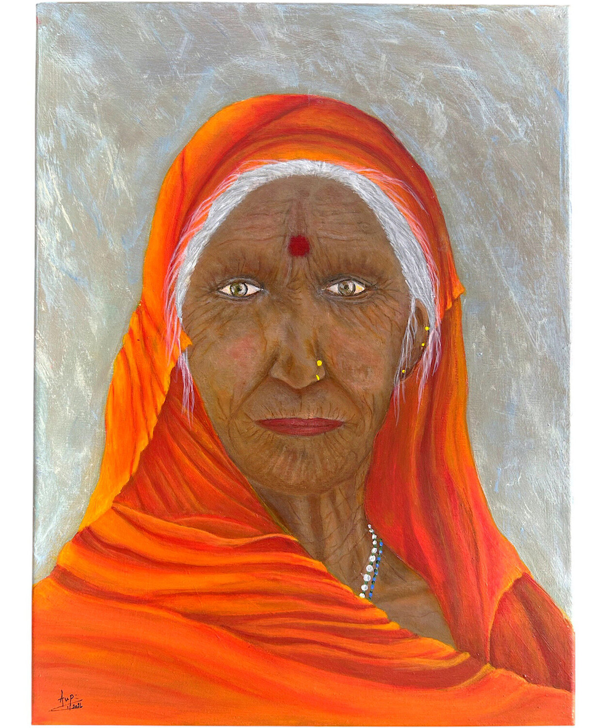 Una cara de la India Anne Pierre