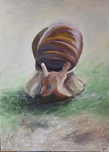 Schnecke 🐌 by Kerstin Cornely, 회화 for Sale on Singulart